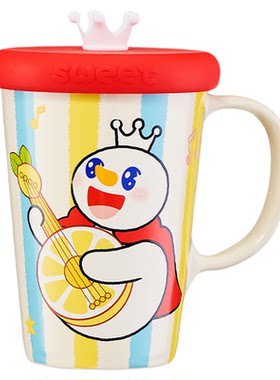 【秒杀】蜜雪冰城雪王保温保冷杯女生学生儿童水杯便携不锈钢杯子