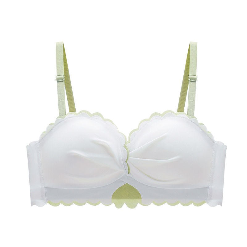 无肩带内衣女小胸聚拢防滑无痕学生高中少女风2022新款爆款文胸罩