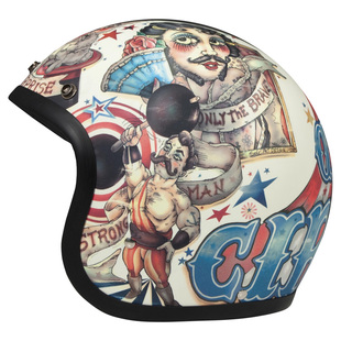 意大利DMD Retro复古半盔个性头盔户外骑行头盔安全帽