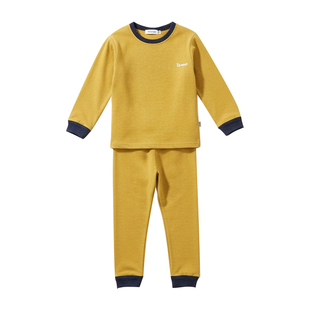 【320g10A抗菌】无骨羊毛蚕丝保暖套装男女童秋裤秋冬家居服童装