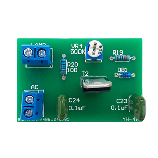 双向晶闸管调光电路双向可控硅调光台灯电路实训焊接练习板YH-414