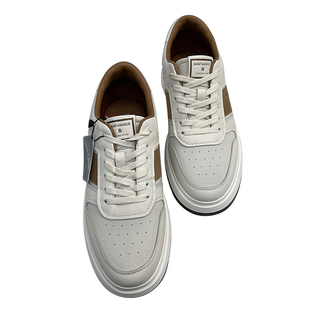 报喜鸟休闲皮鞋男宽楦厚底男鞋板鞋轻软运动鞋品牌正品折扣清仓