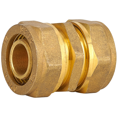 铝塑管卡套等径铜配件5分1寸接头