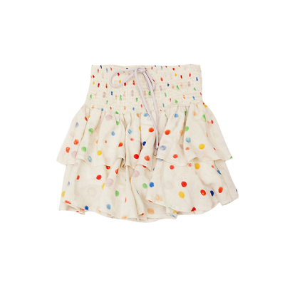 atlanticbeach2024新款度假泳衣 复古波点连体泳衣三件套罩衫半裙