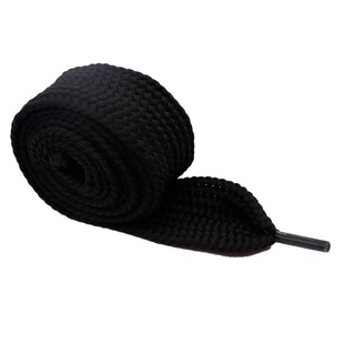 适配麦昆mcqueen超宽鞋带黑白色扁平4cm加宽板鞋休闲鞋织带鞋绳潮