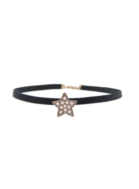 CHOKER星星爱心黑色极简百搭项圈