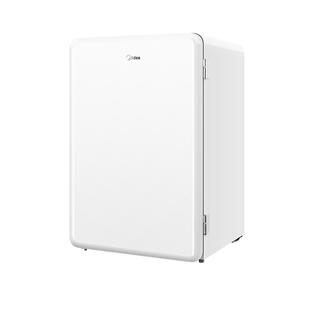 美的复古小冰箱116L带冷冻小型家用单门冷藏46升96宿舍租房小冰箱