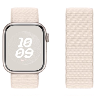 适用iwatch表带11表带苹果s10手表applewatch手表带S9新款S8尼龙10编织watchs回环7透气SE1高级ultra2运动3女