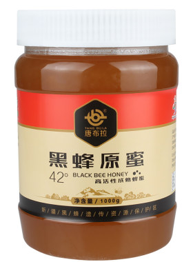 新疆唐布拉农家自产成熟黑蜂蜜