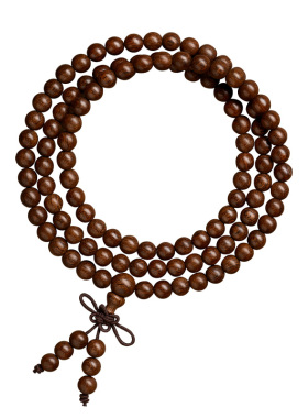 【沉水级】天然金丝檀108颗手串