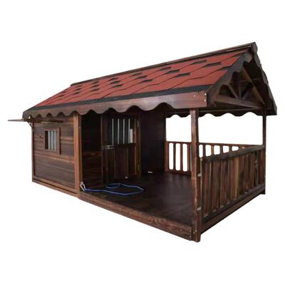 户外狗屋实木防水大型犬