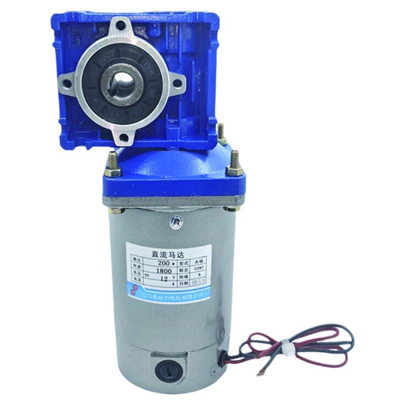 12V24V直角中空减速电机RV30RV40