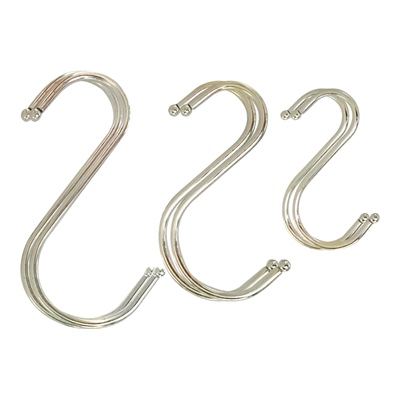 S型挂钩免打孔挂式不锈钢配件
