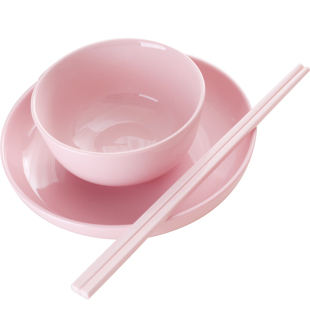 家庭分餐餐具碗盘碟套装家用区分制6人一家四口碗专人专用摆台