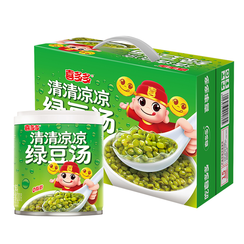 喜多多绿豆汤清凉解暑小罐子