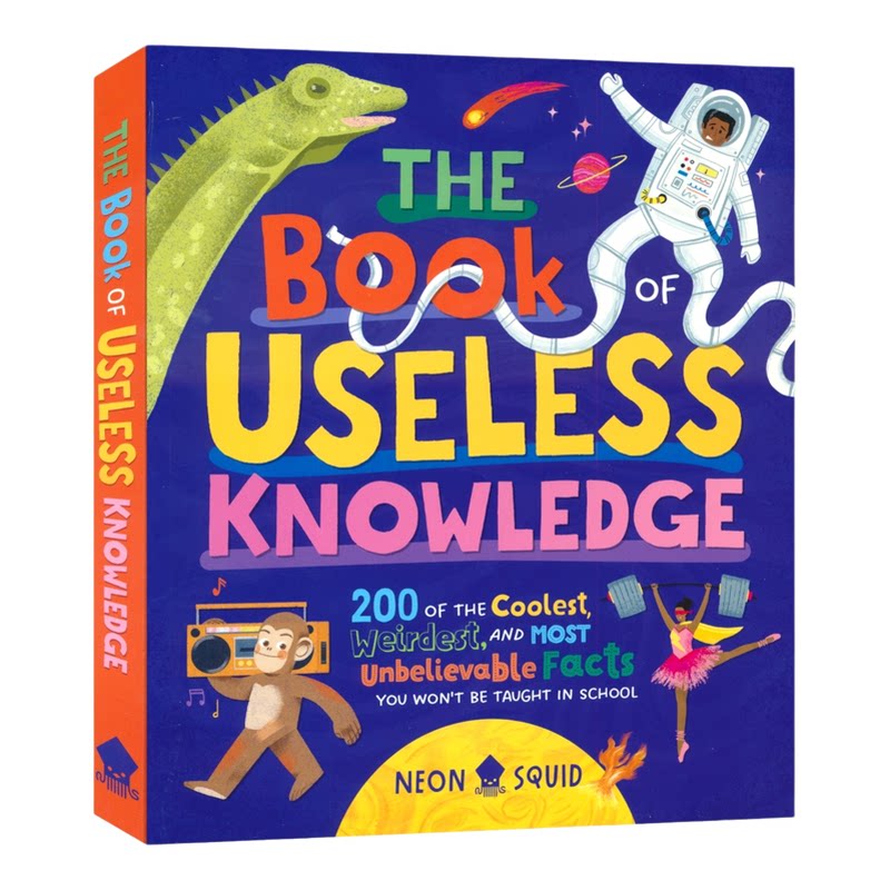 【自营】The Book Of Useless Knowledge 无用知识之书 儿童知识大百科 地理 太空 历史 百科科普英语工具书 课外读物 英文原版