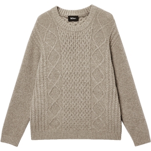 MLMR男装秋冬季新款舒适百搭潮流休闲宽松穿搭针织衫毛衣内搭男女