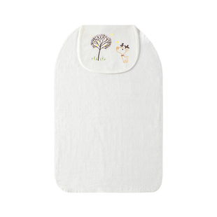 洁丽雅吸汗巾儿童纯棉幼儿园全棉a类宝宝垫背纱布吸汗毛巾隔汗巾