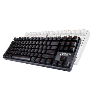 达尔优DK100学生机械键盘有线黑轴青轴红轴茶轴有线87键游戏办公