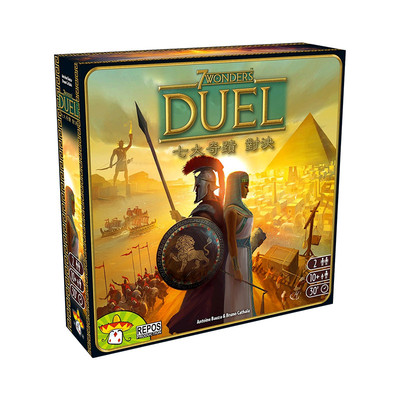 游卡桌游七大奇迹双人对决桌游
