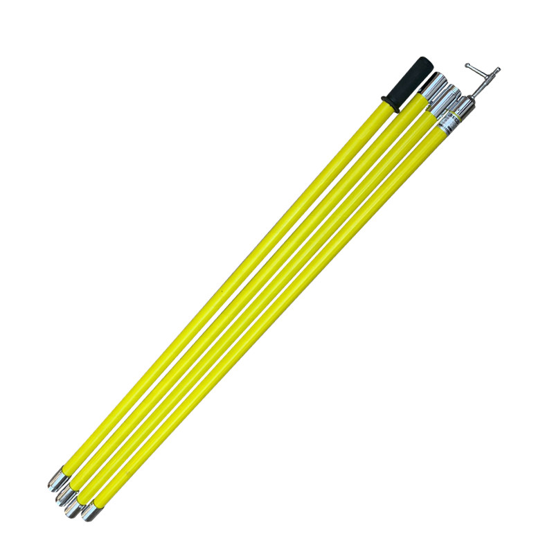 电工高压令克棒绝缘棒高压拉闸杆10kv加厚4节6米黄色U型加粗220kv