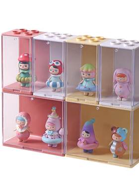收纳popmart展示架手办盒子盲盒