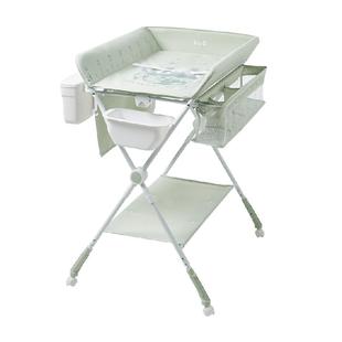 KUB/可优比尿布台新生婴儿换护理台按摩抚触洗澡可折叠移动婴儿床