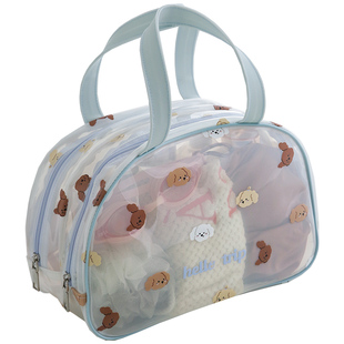 防水游泳包女式带鞋仓干湿分离大容量洗漱健身洗澡泳衣专用收纳袋