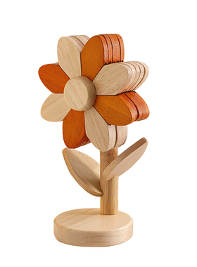 创意向日葵餐垫餐桌台面碗垫隔热