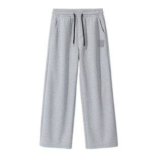 JRP真维斯男士重磅休闲2025秋季新款美式320G运动裤宽松直筒卫裤