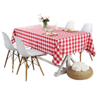 桌布长方形餐桌布格子野餐布桌布书桌ins学生生日桌布布艺台布