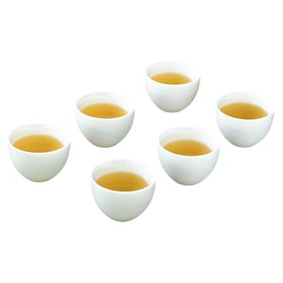 钰铨龙门白瓷客人品茗杯套装