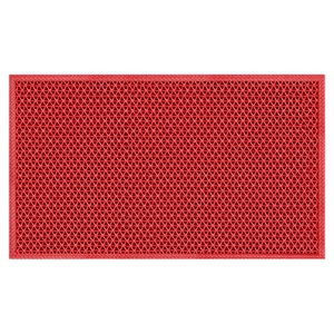 贞爱门口地垫进门商用入户门垫室外进门防水防滑垫红色镂空脚垫子