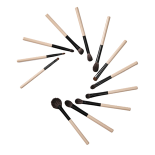 星兜LYING躺平眼部套刷12支全动物毛眼影刷羊毛马毛铺色刷晕染刷