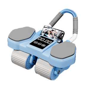 四轮健腹轮自动回弹2025新款家用瘦肚子卷练腹肌神器运动健身器材