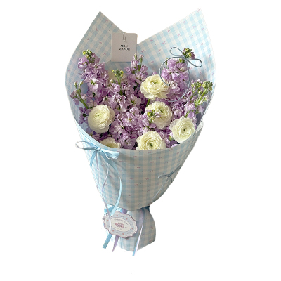 芯苼原创小花格·包装纸