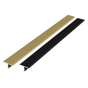 铝合金T型压条木地板收边条装饰条门槛条瓷砖极窄门口美缝条扣条