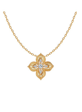 轻奢复古金色四叶草项链女配饰高级感气质锁骨链冬天配毛衣的颈链