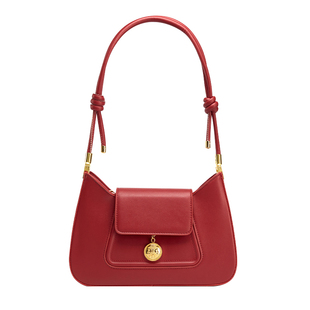 小c&k2025新款包包高级质感小众红色手提腋下单肩女包结婚新娘包