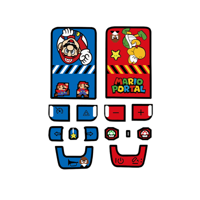 电动车把手改装按键装饰贴纸