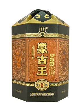 蒙古王52度金帐六浓香型