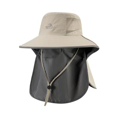 伯希和全防护防晒帽upf100遮阳帽