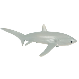 林畅模玩儿童鲨鱼玩具仿真深海动物长尾鲨模型史前海洋远古生物