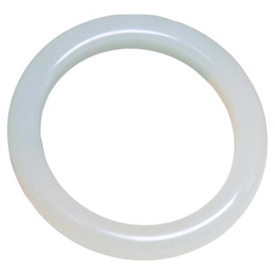 珪宝和田玉白冰晴圈口58.7mm女款