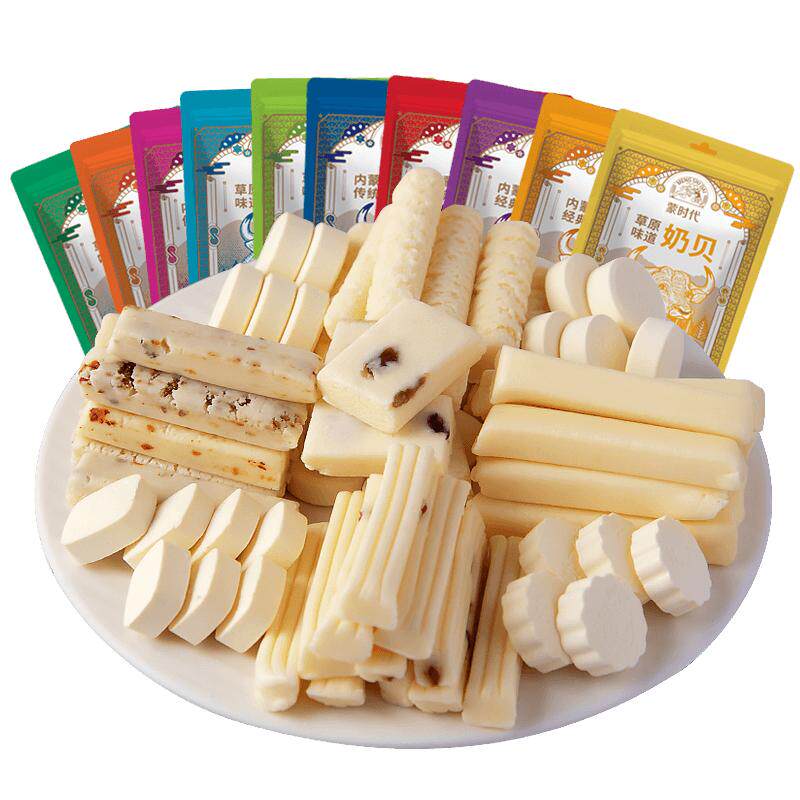 蒙时代奶片儿童内蒙古特产零食小吃酸奶贝疙瘩奶酪棒奶制品奶酪条