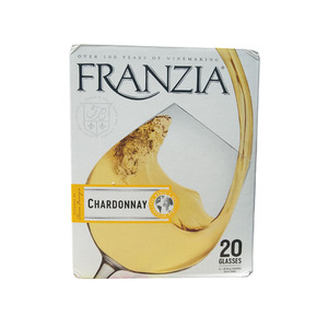 franzia红酒风时亚盒装3L霞多丽干白单杯红酒袋装芳丝雅白葡萄酒