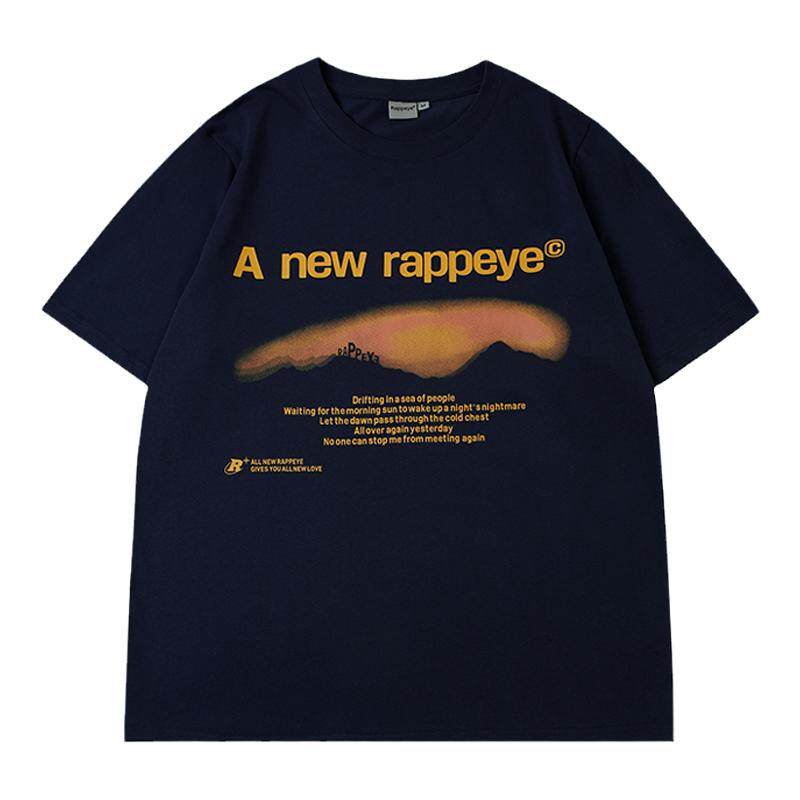 RAPPEYE复古潮牌印花短袖