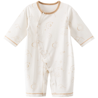 宝宝凉感长袖连体哈衣春夏季