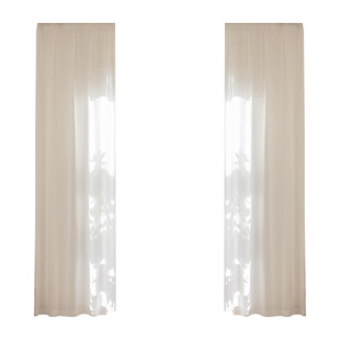 幻影纱窗帘纱帘透光不透人客厅飘窗阳台白色窗纱白遮阳遮光沙卧室