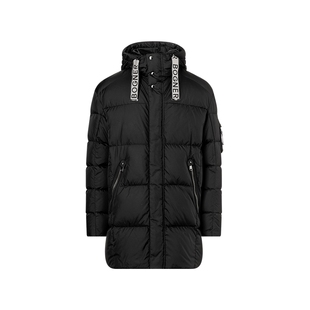 BOGNER博格纳 秋冬男士B-JACKET系列JONES-D宽松连帽中长款羽绒服
